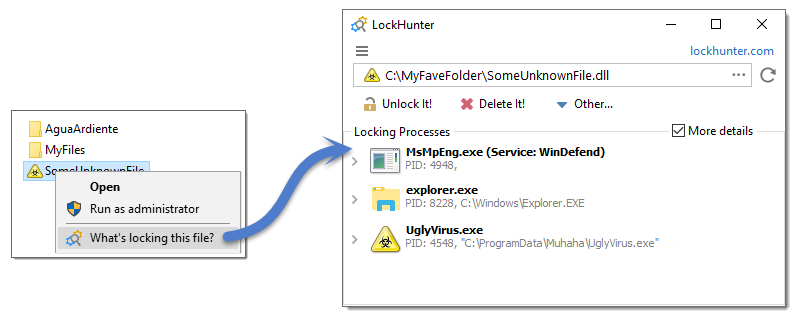 LockHunterのメイン画面
